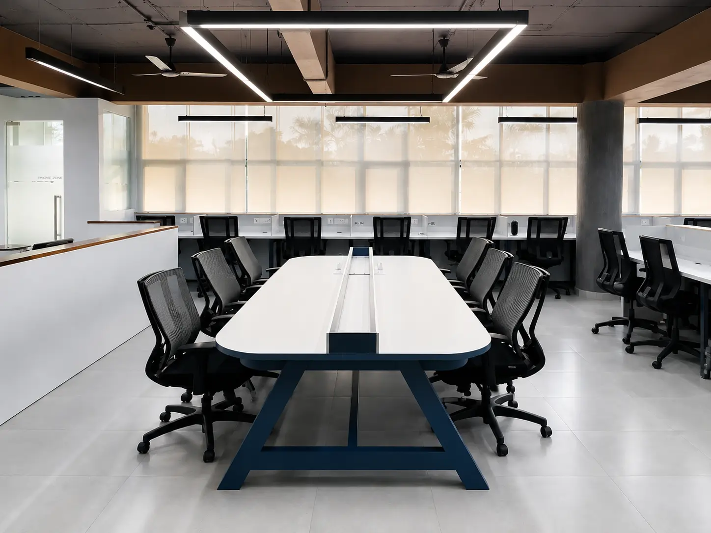 Dedicated desks at Spunic Manjeri Coworking Space