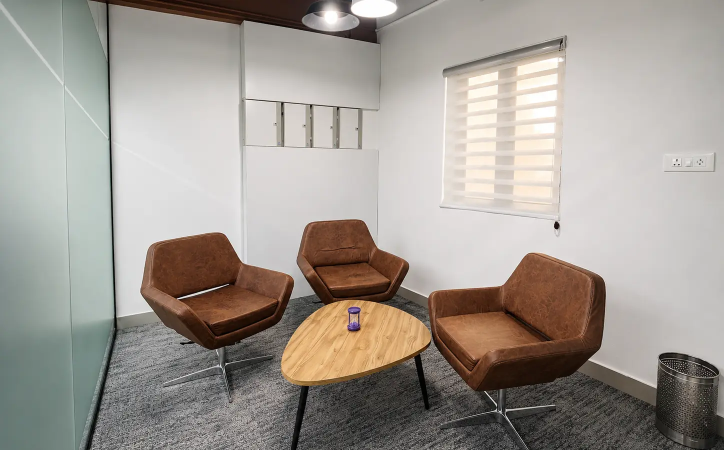 Discussion room (03 seater) at Spunic Manjeri Coworking Space