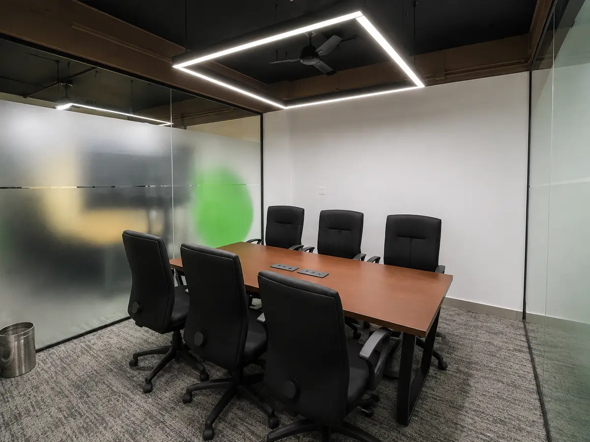 Discussion room (06 seater) at Spunic Manjeri Coworking Space