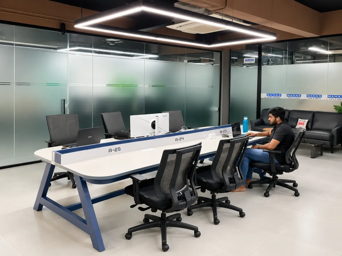 Dedicated desks at Spunic Manjeri Coworking Space