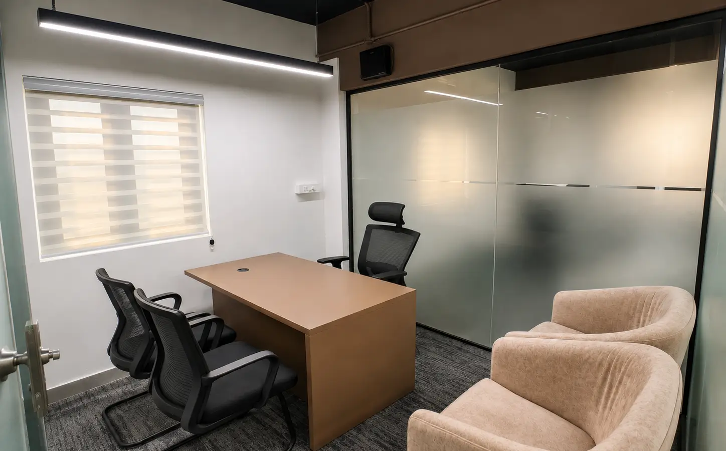 Private cabins at Spunic Manjeri Coworking Space