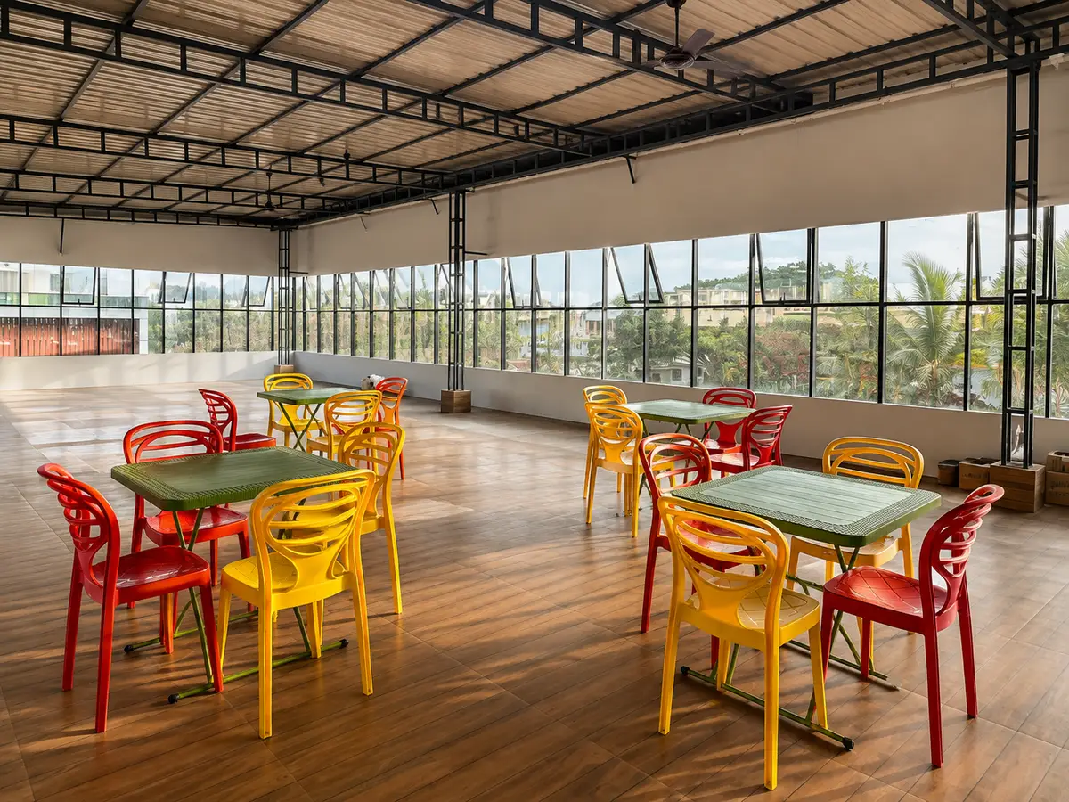 Rooftop outdoor pantry at Spunic Manjeri Coworking Space