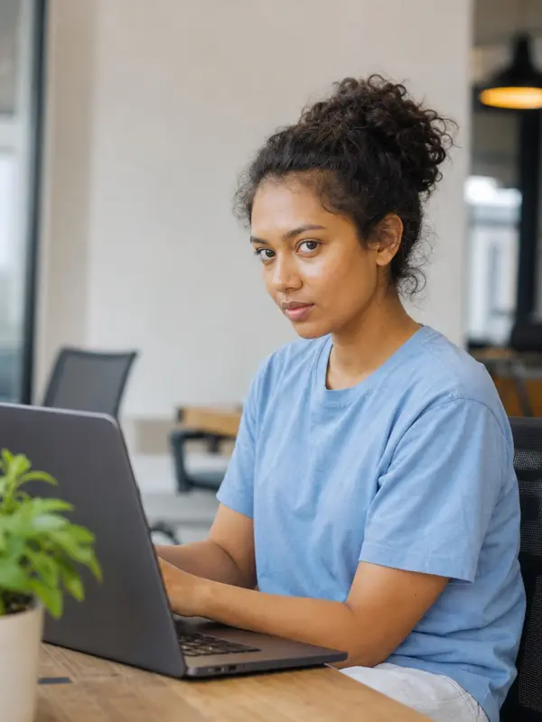 Spunic community member in a workspace portrait